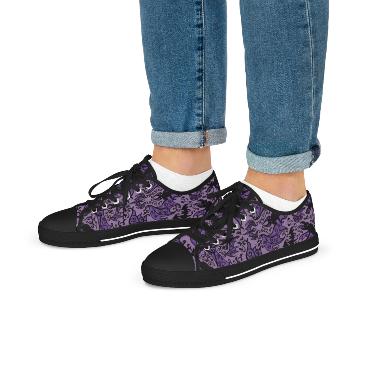 Nocturnal Shadows Low-Top Sneakers