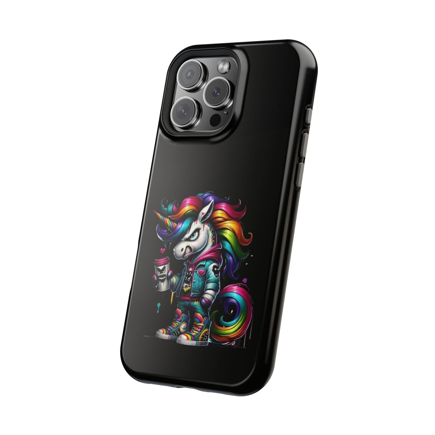 Colorful Unicorn Magnetic Tough Case - iPhone