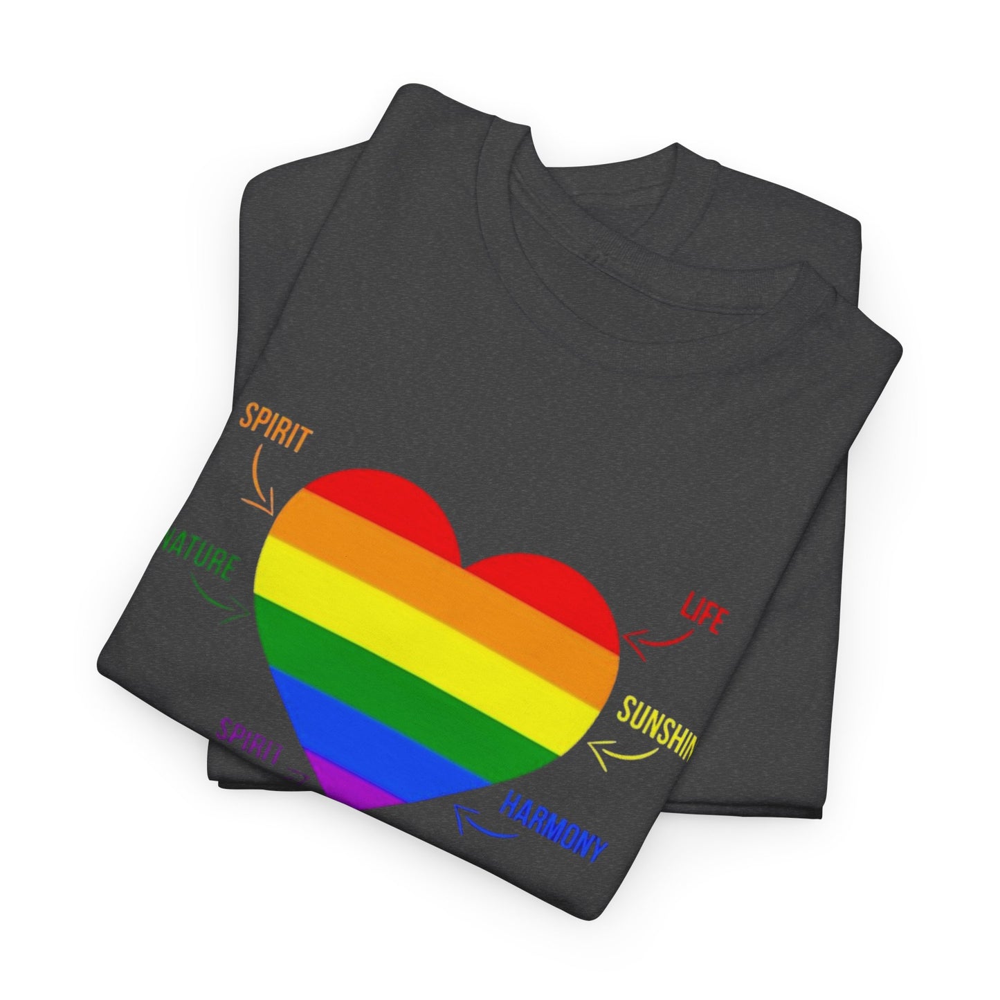 Be Proud, Be You – Rainbow Heart