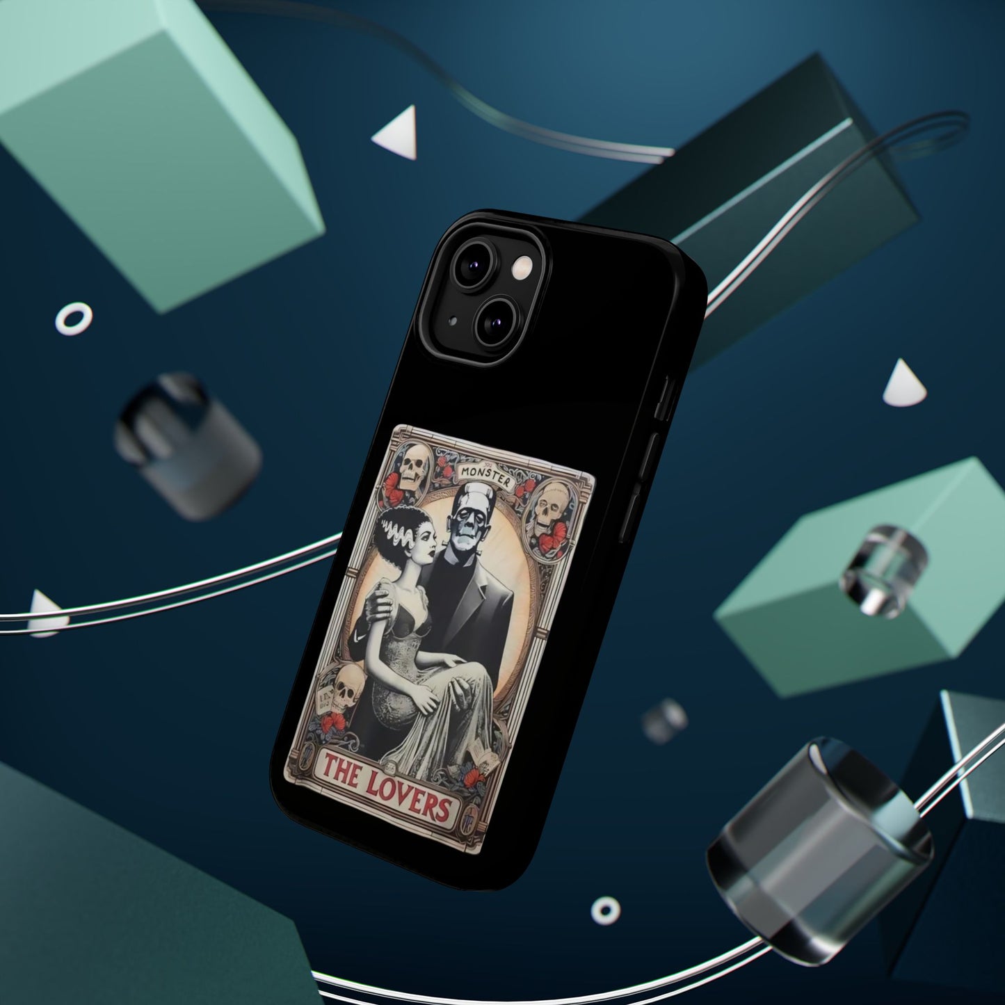 Electric Couple Magnetic Tough Case - iPhone