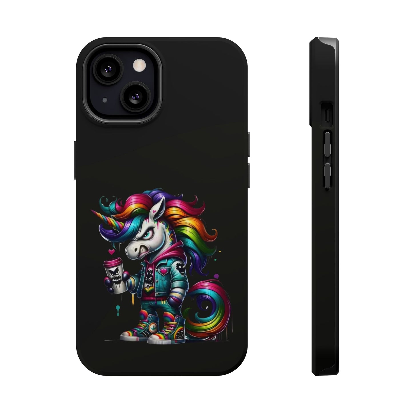 Colorful Unicorn Magnetic Tough Case - iPhone