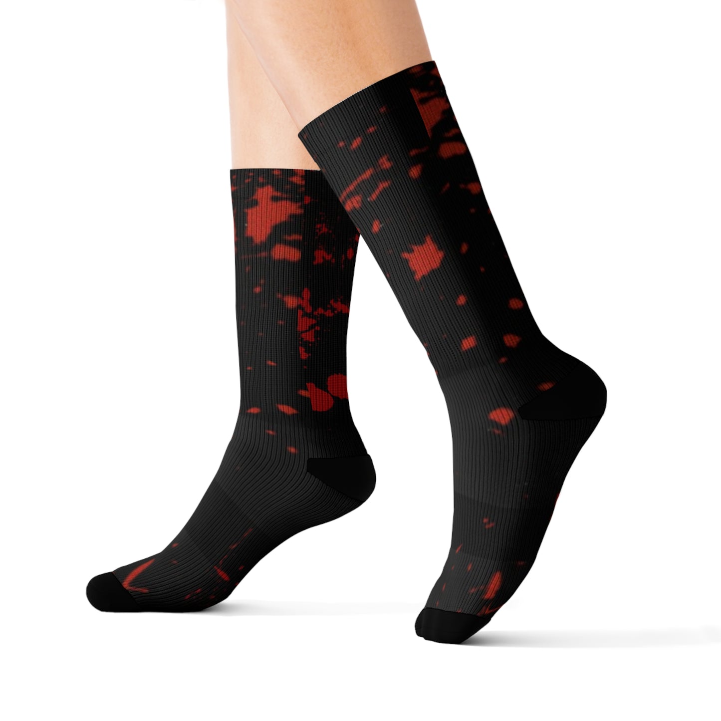 Blood Splatter Socks