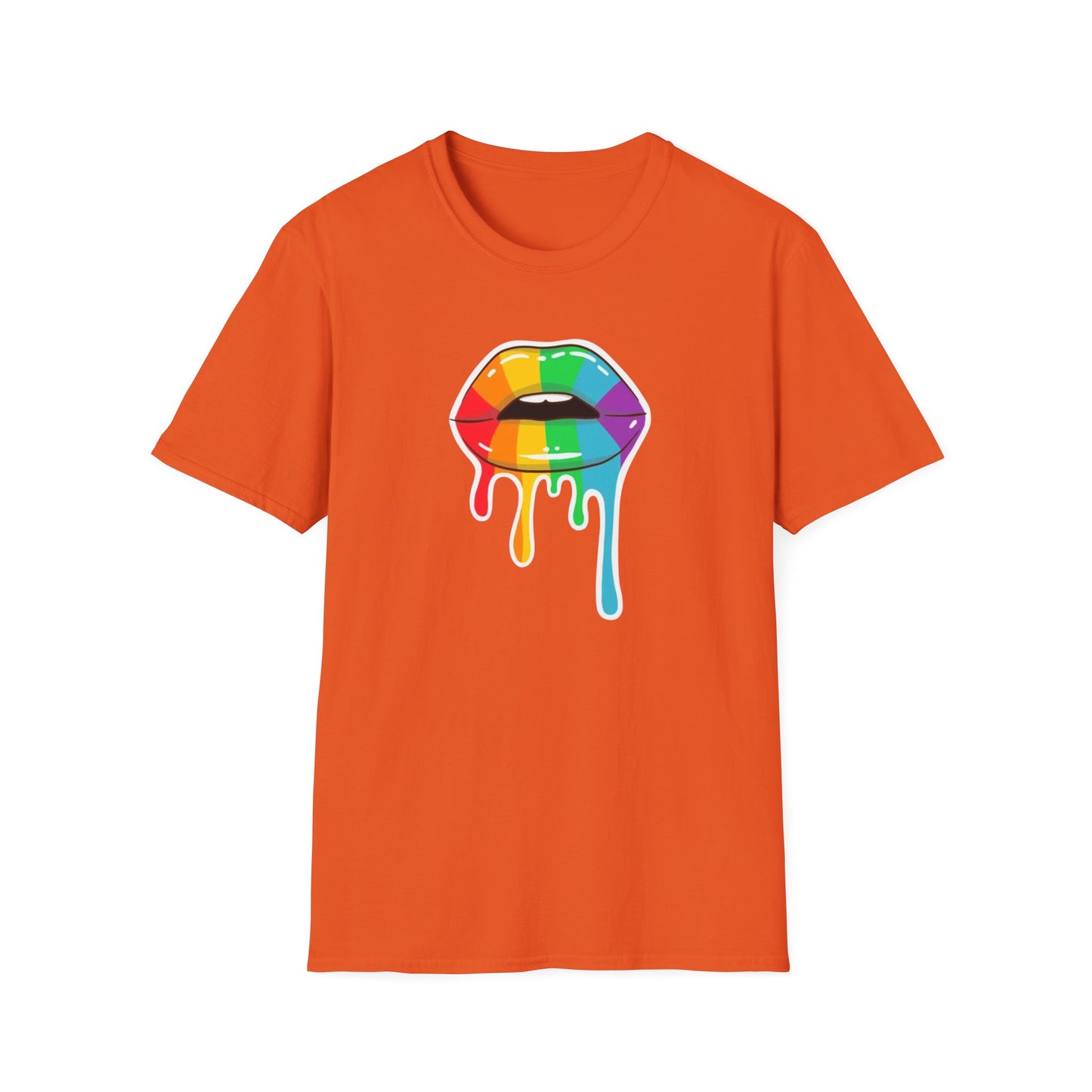 Rainbow Drip Lips