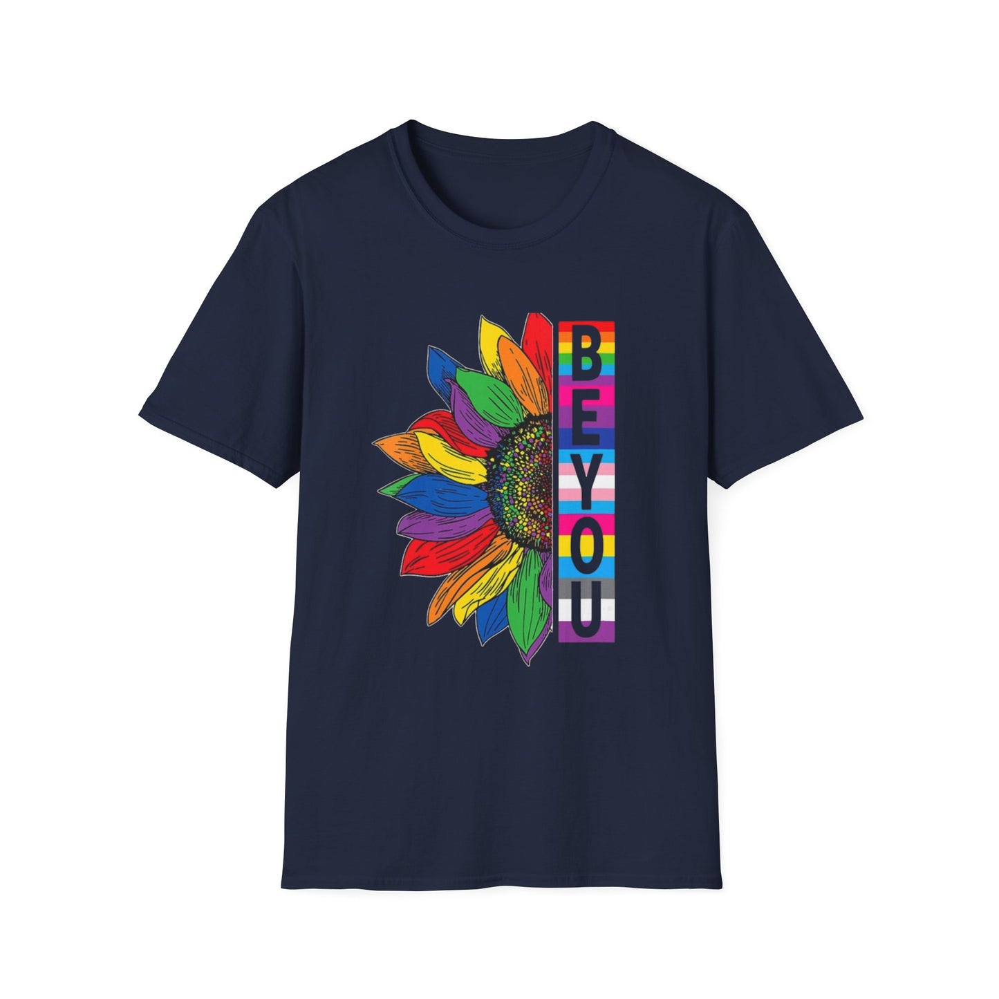 Be You, Loudly – Rainbow Sunflower