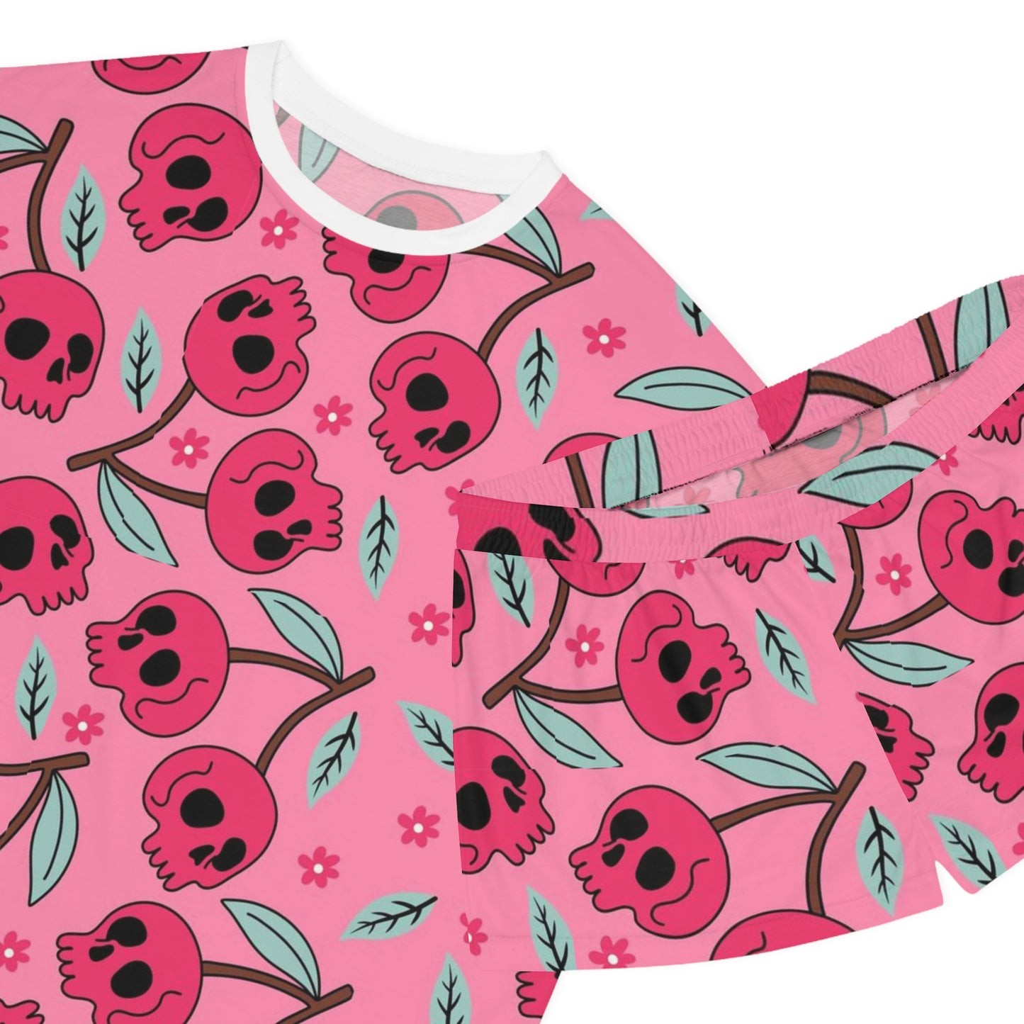 Cherry Skull Women’s Pajama Set