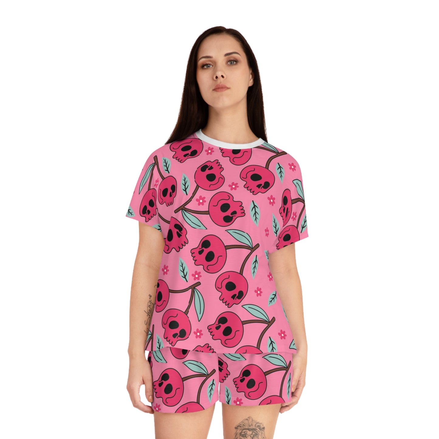 Cherry Skull Women’s Pajama Set