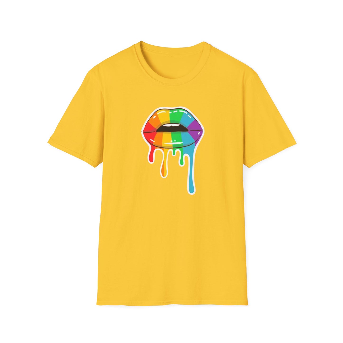 Rainbow Drip Lips