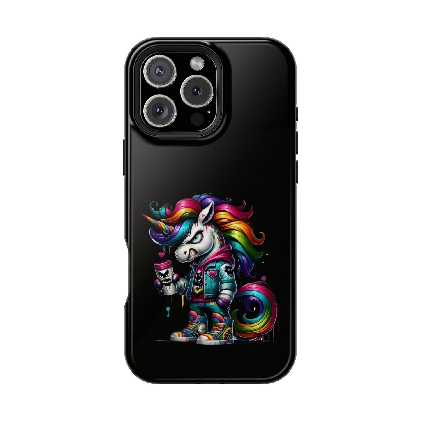 Colorful Unicorn Magnetic Tough Case - iPhone