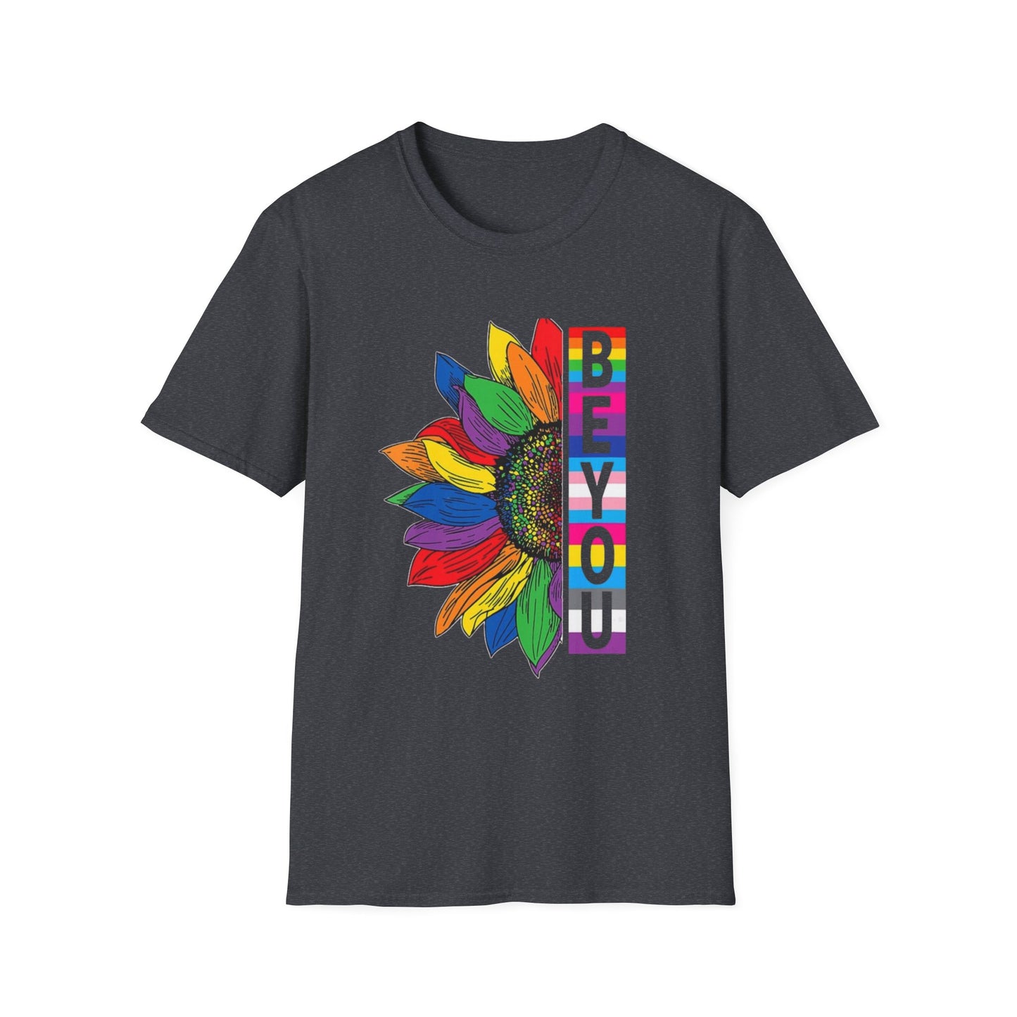 Be You, Loudly – Rainbow Sunflower