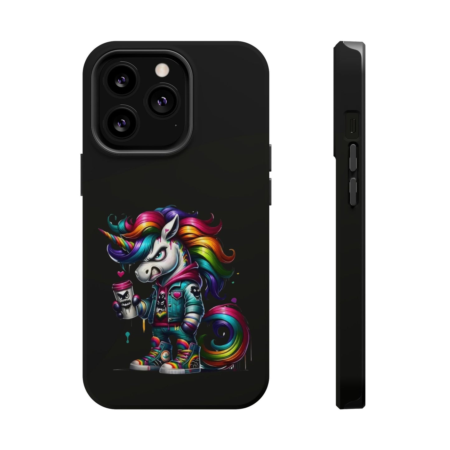 Colorful Unicorn Magnetic Tough Case - iPhone