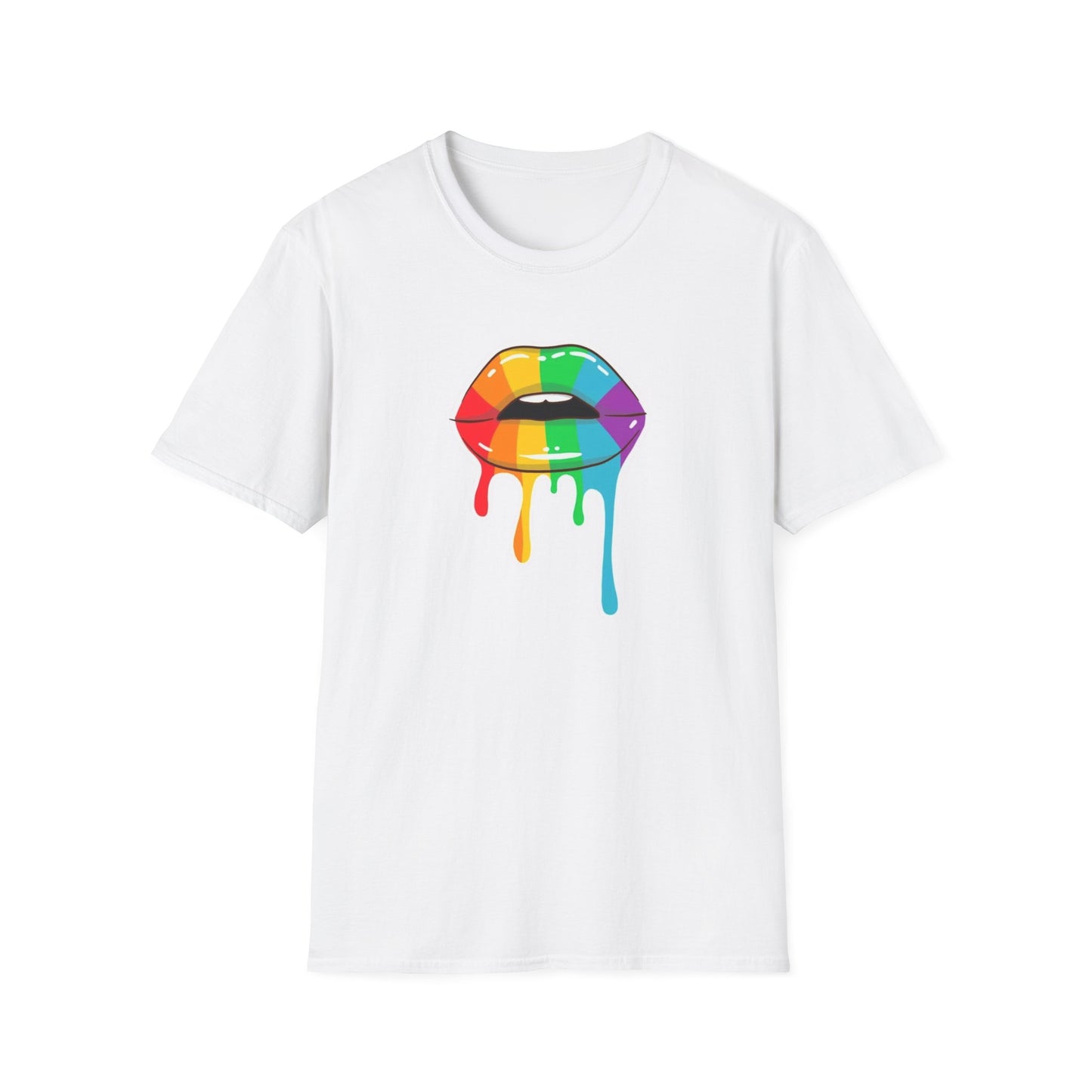 Rainbow Drip Lips