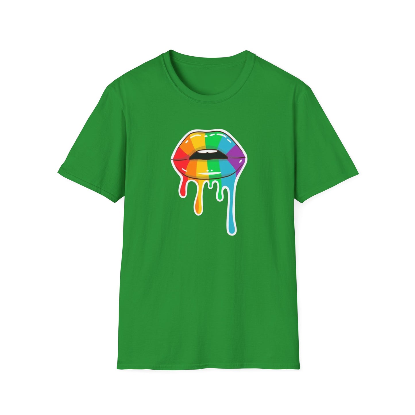 Rainbow Drip Lips