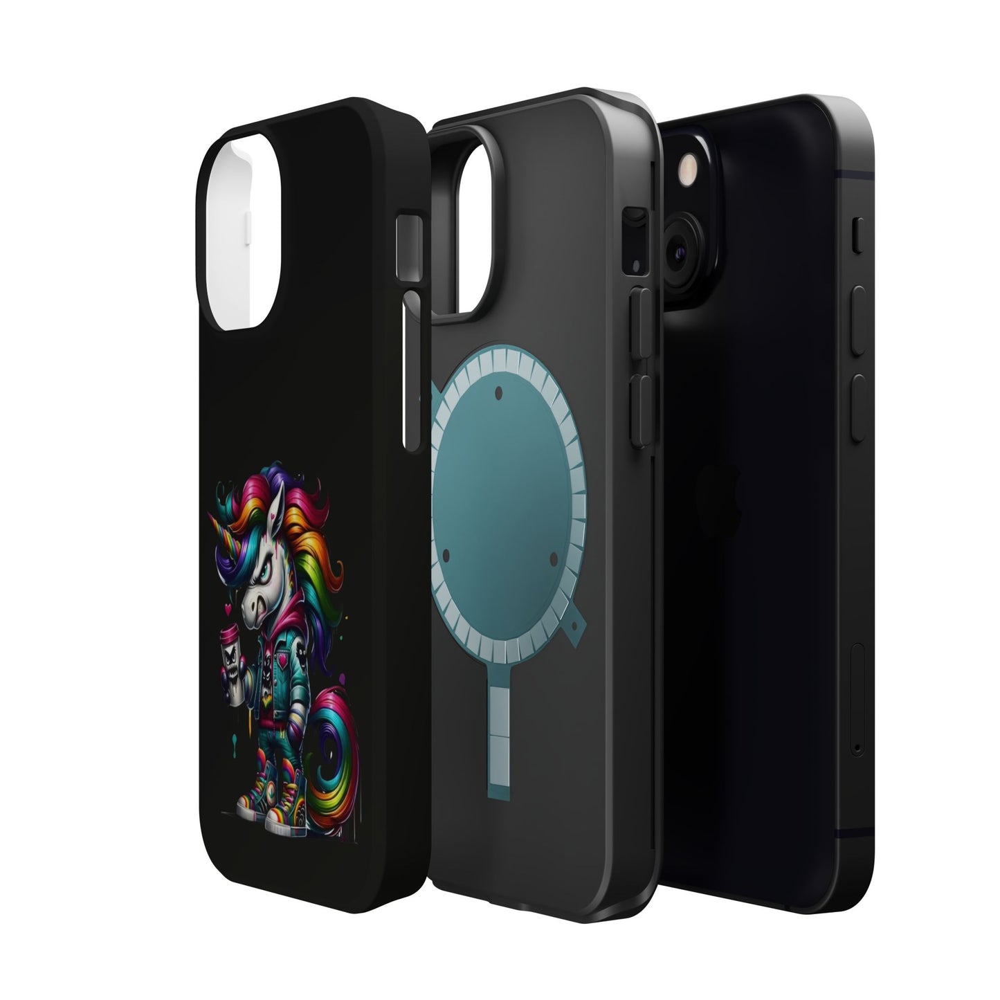 Colorful Unicorn Magnetic Tough Case - iPhone
