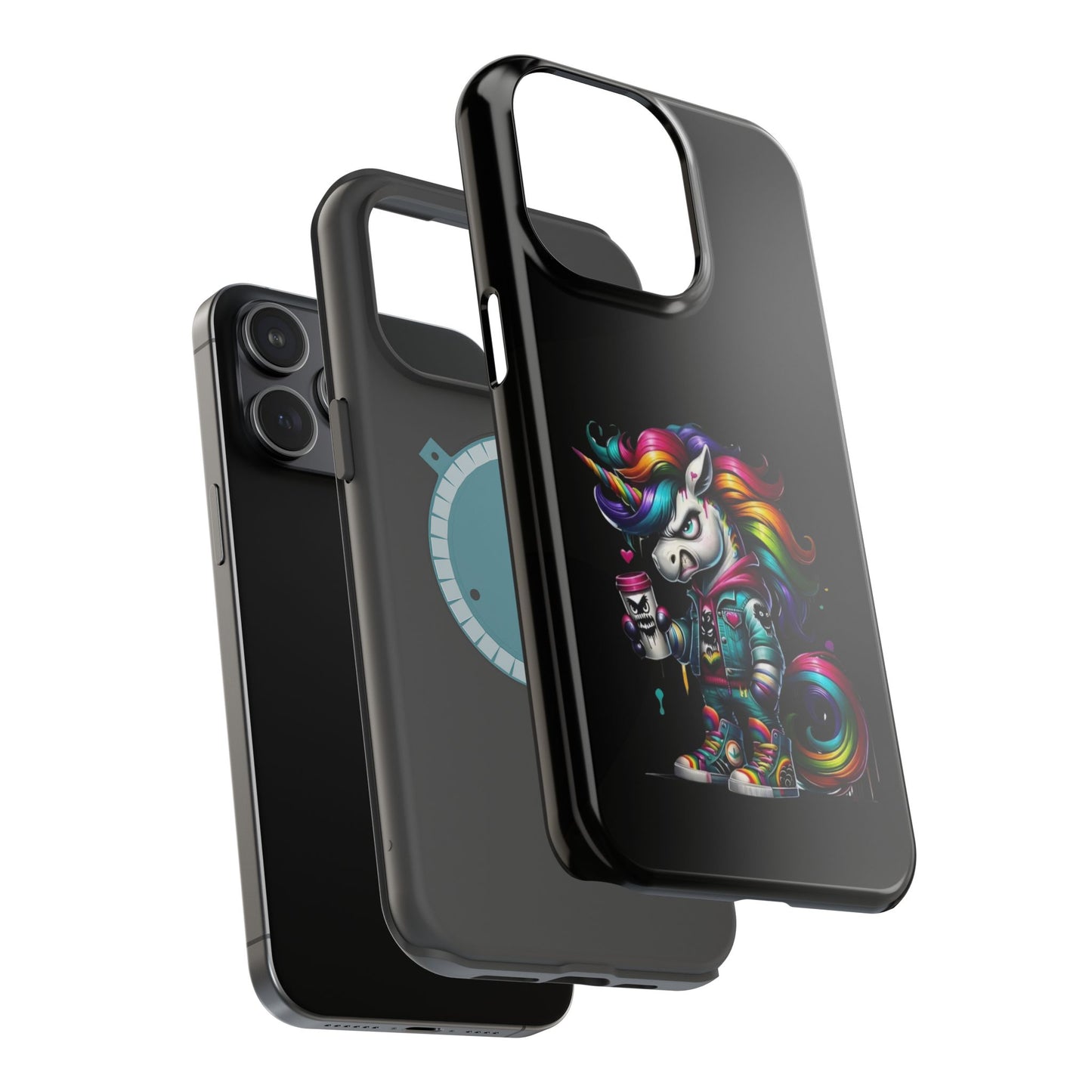 Colorful Unicorn Magnetic Tough Case - iPhone