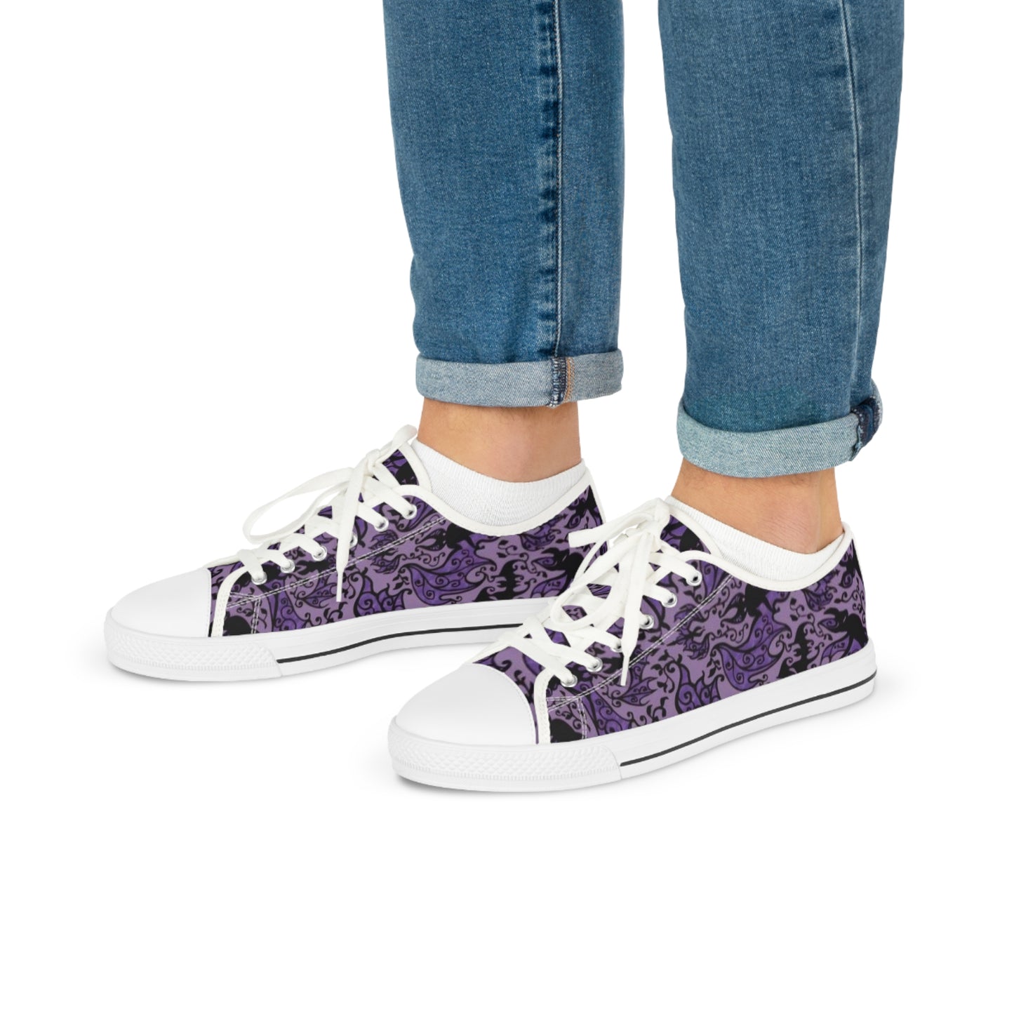 Nocturnal Shadows Low-Top Sneakers