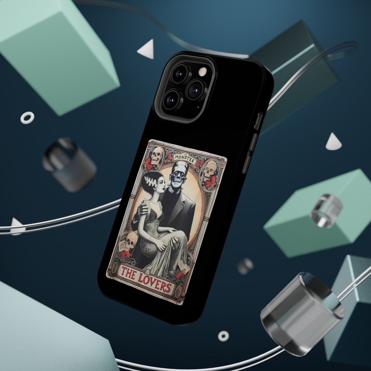Electric Couple Magnetic Tough Case - iPhone