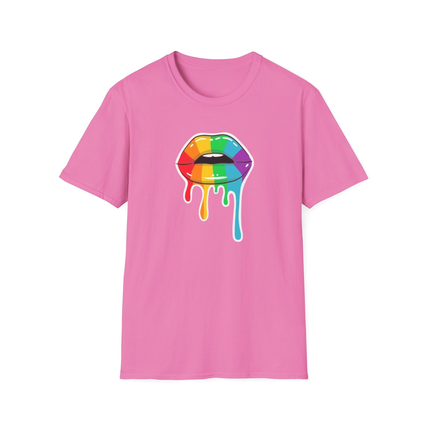 Rainbow Drip Lips