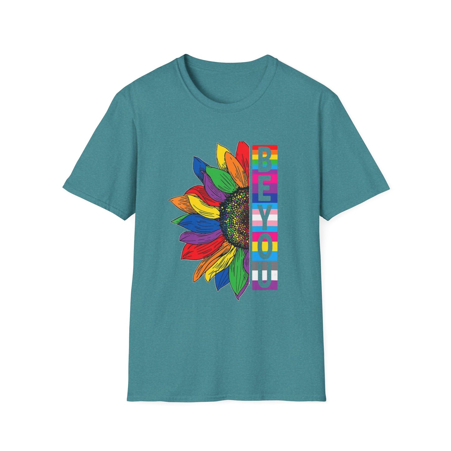 Be You, Loudly – Rainbow Sunflower