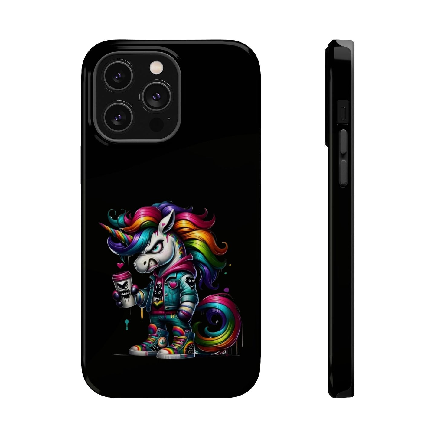 Colorful Unicorn Magnetic Tough Case - iPhone