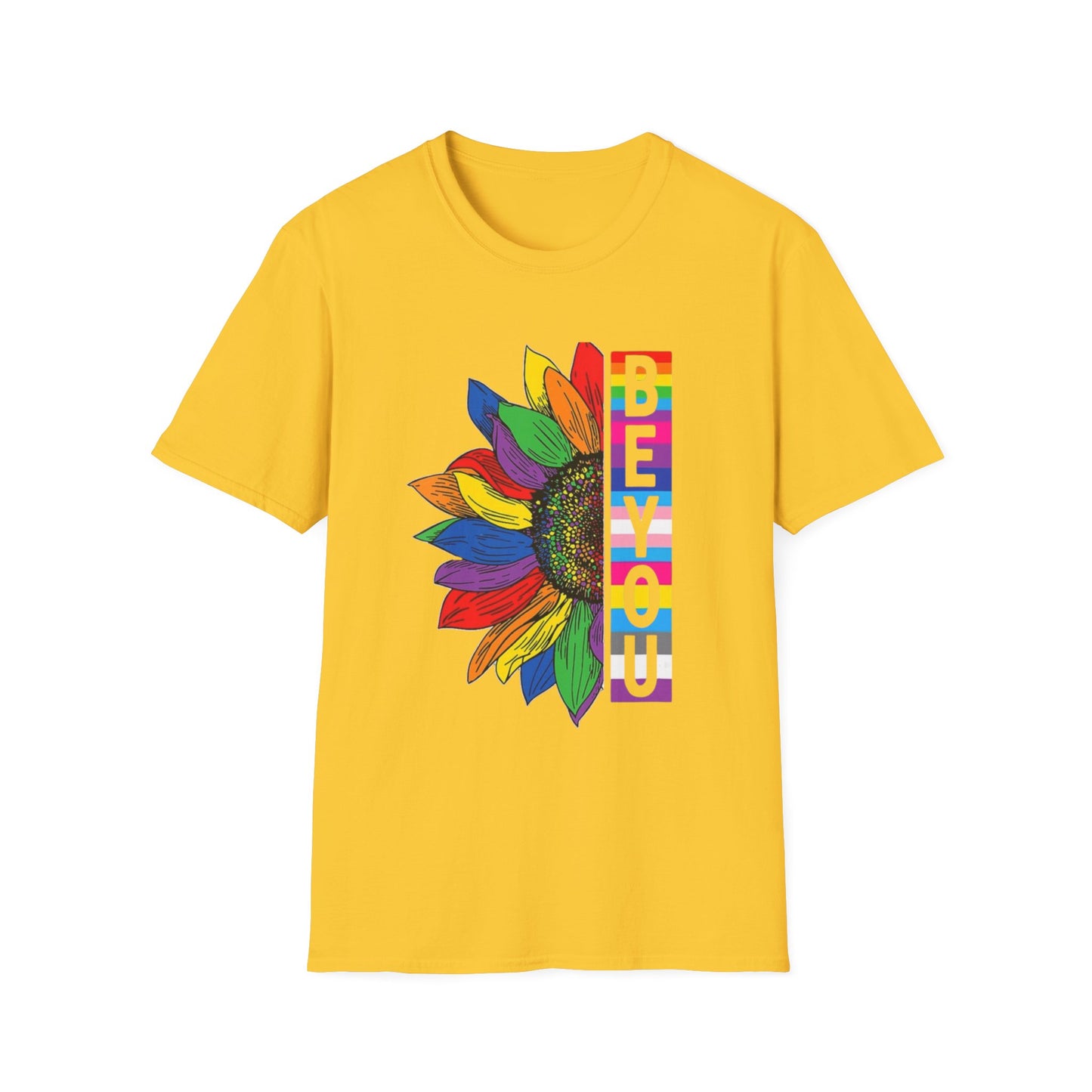 Be You, Loudly – Rainbow Sunflower