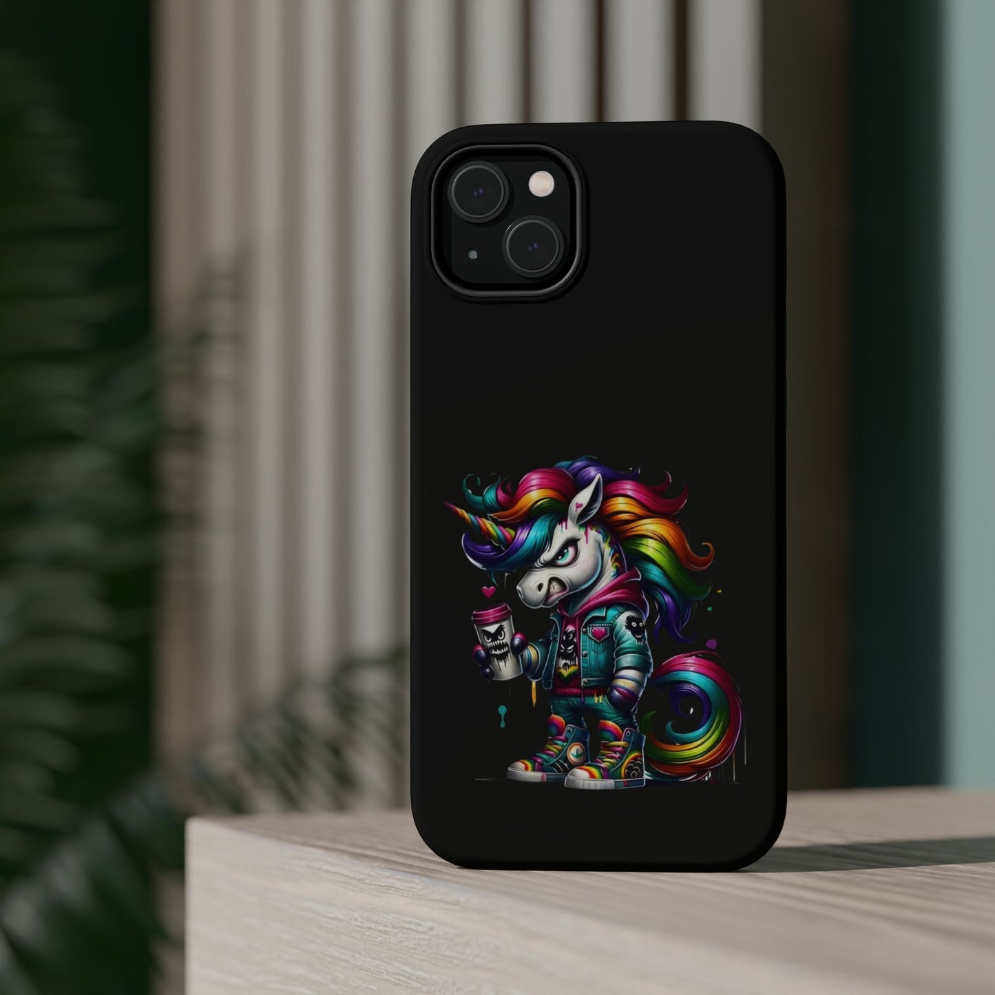 Colorful Unicorn Magnetic Tough Case - iPhone