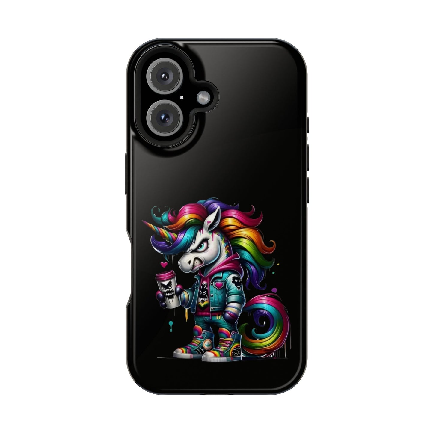 Colorful Unicorn Magnetic Tough Case - iPhone