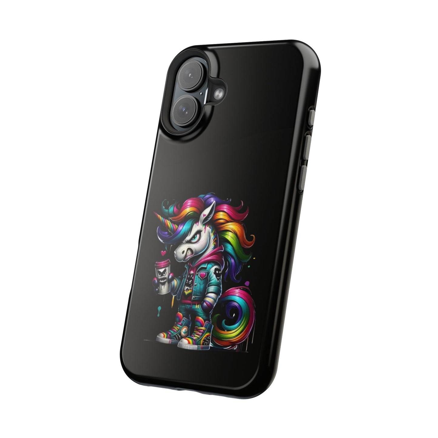 Colorful Unicorn Magnetic Tough Case - iPhone