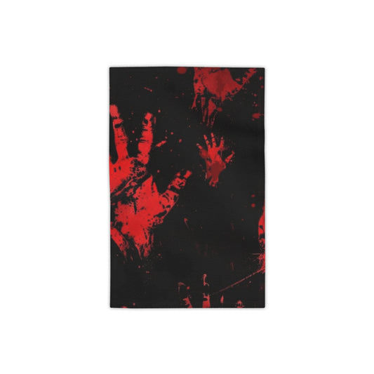 Red Bloody Handprint Towel