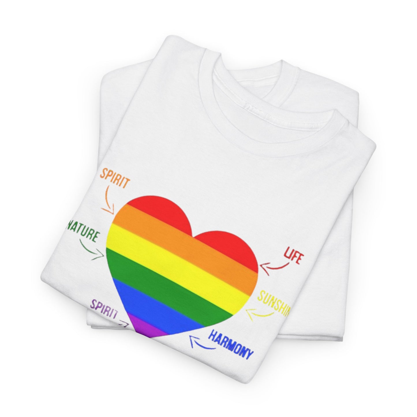 Be Proud, Be You – Rainbow Heart