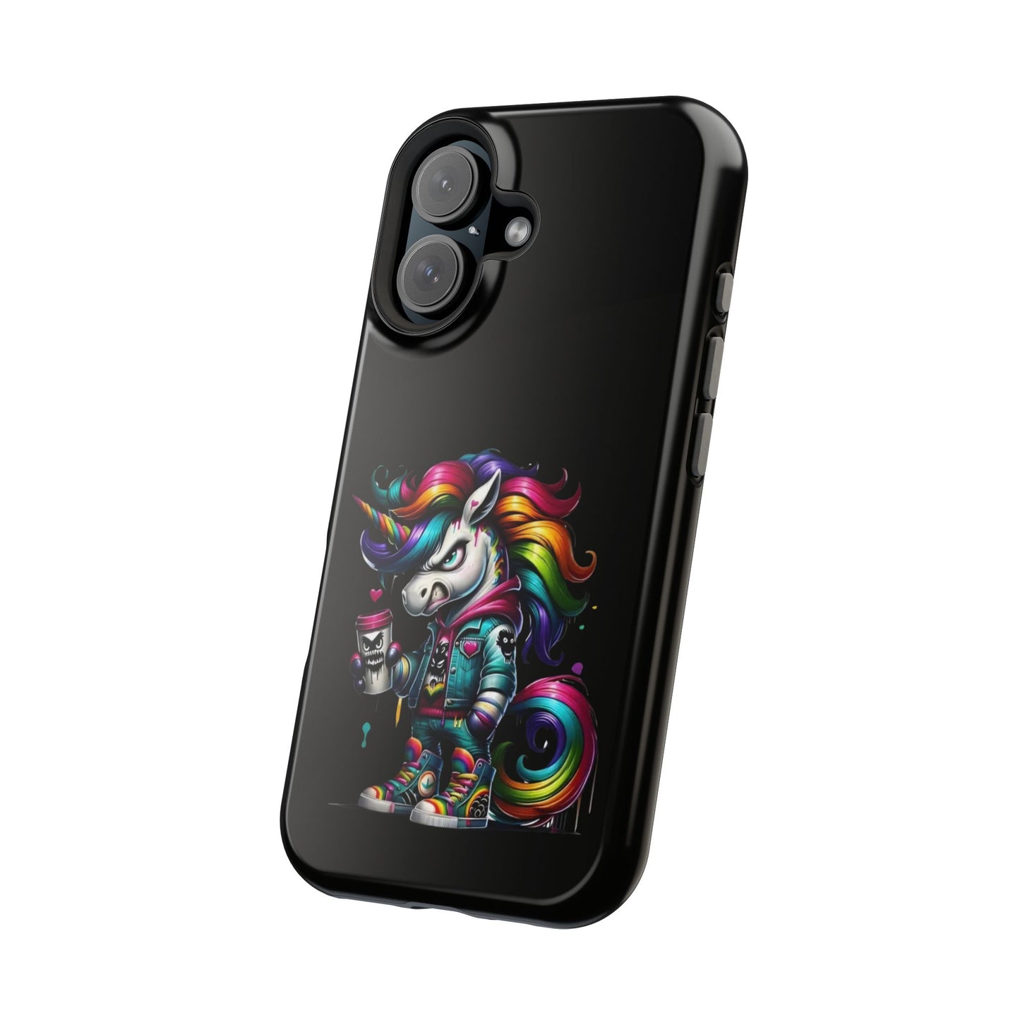 Colorful Unicorn Magnetic Tough Case - iPhone