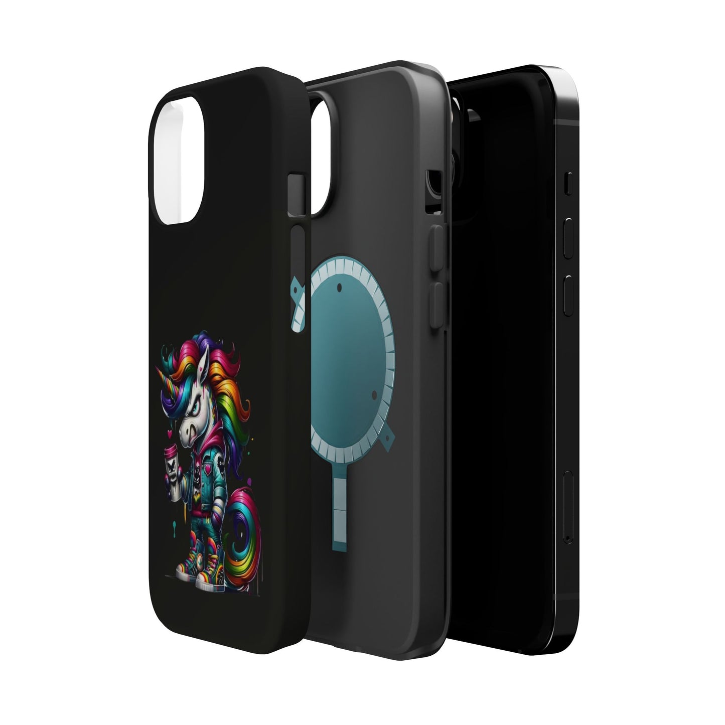 Colorful Unicorn Magnetic Tough Case - iPhone