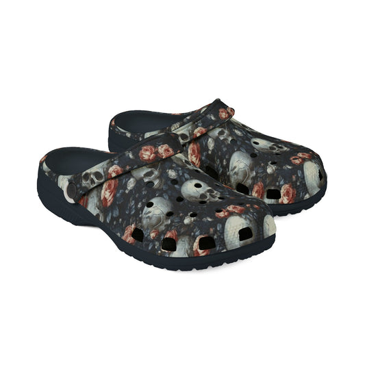 Skull Floral EVA Foam Clogs
