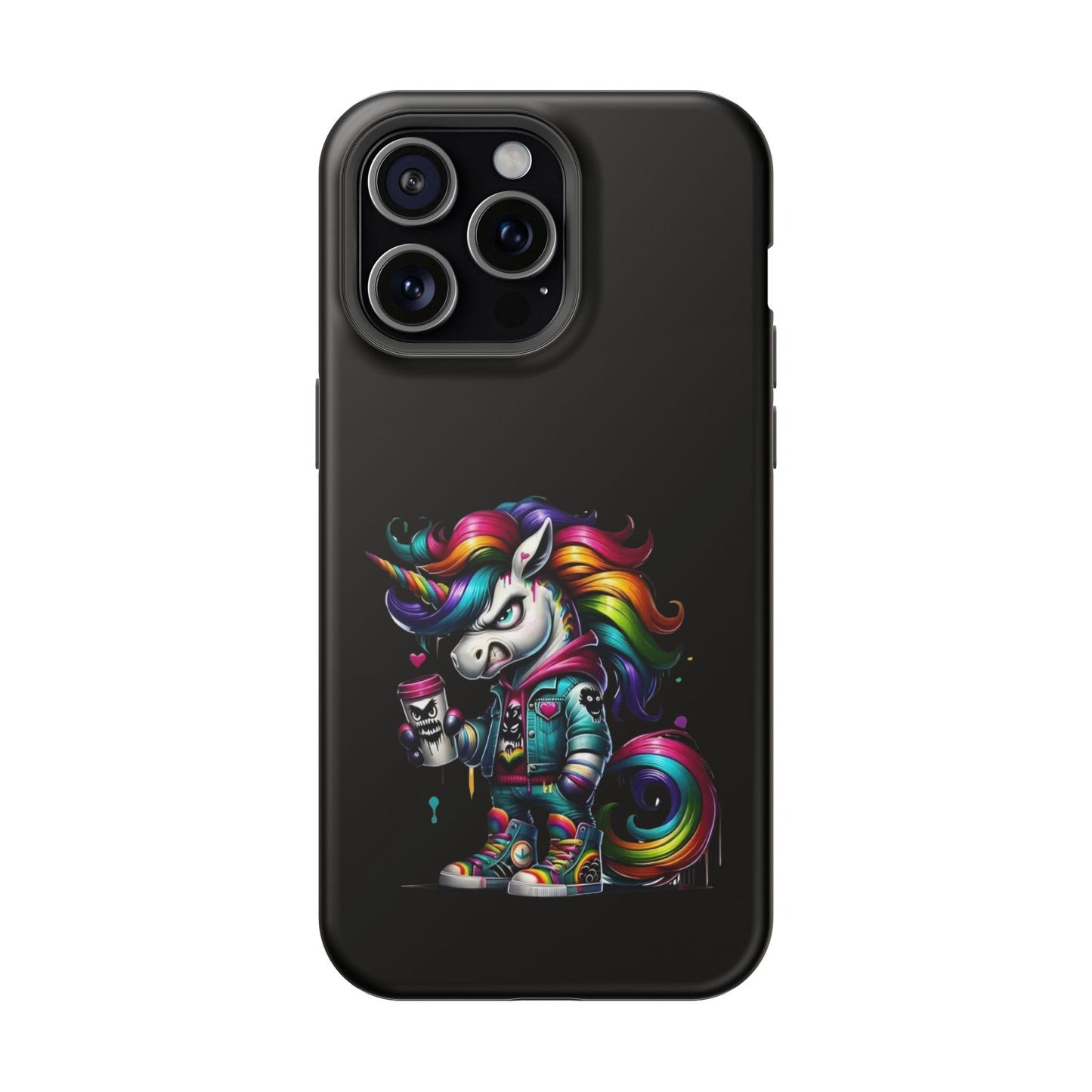 Colorful Unicorn Magnetic Tough Case - iPhone