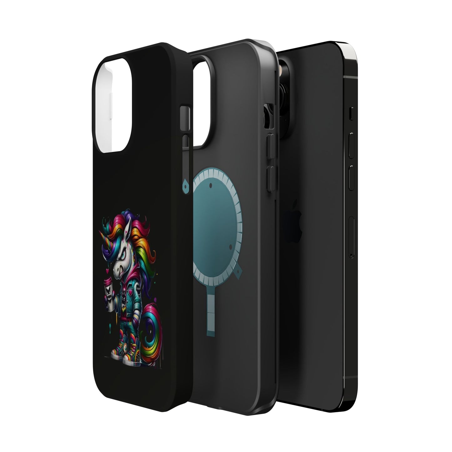 Colorful Unicorn Magnetic Tough Case - iPhone