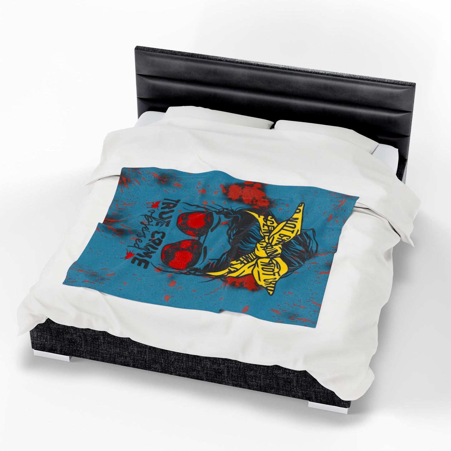 True Crime Obsessed Velveteen Plush Blanket