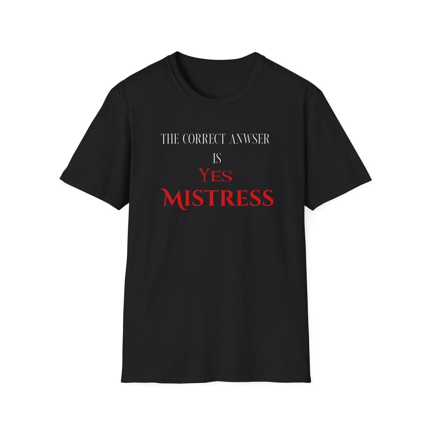 The Correct ...Yes Mistress