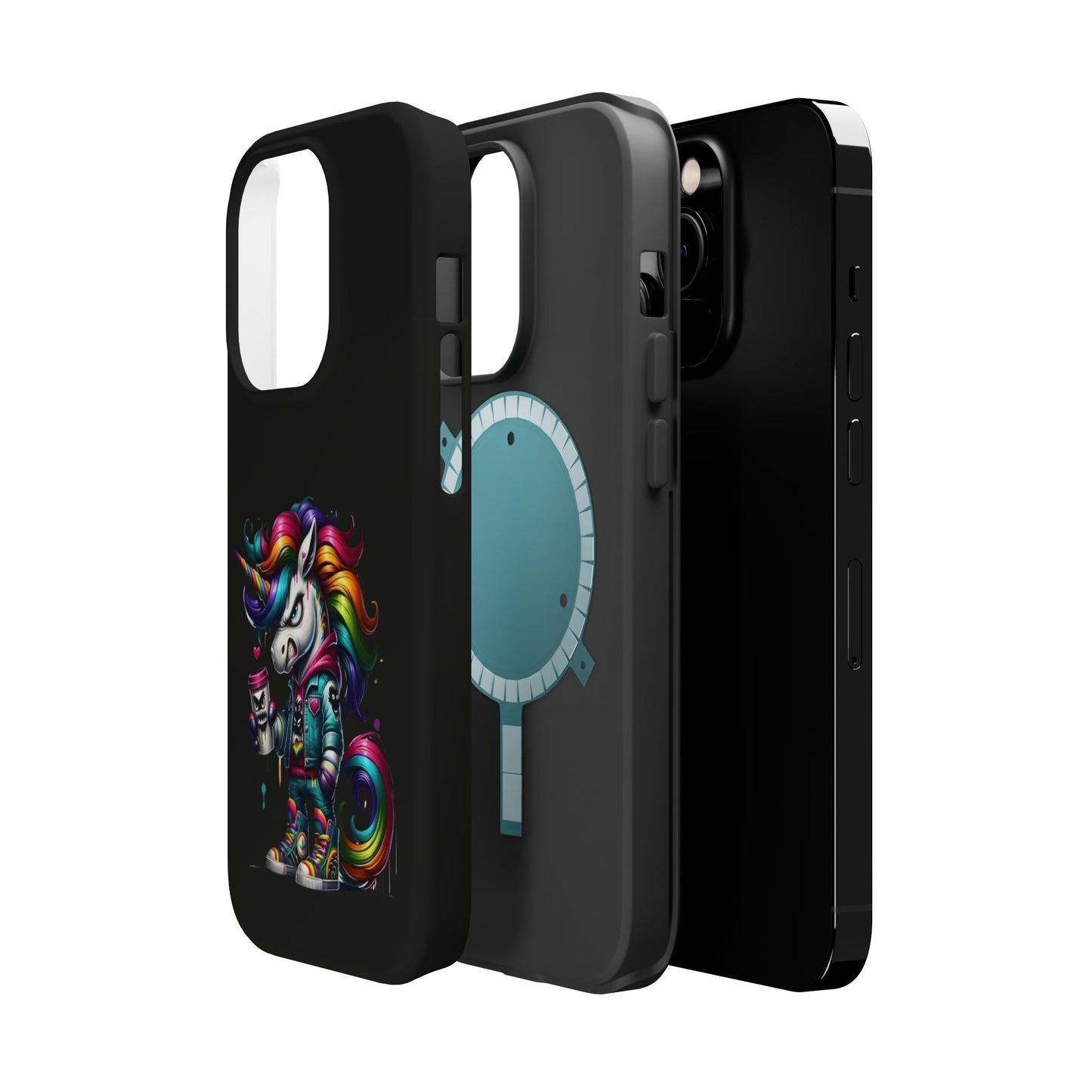 Colorful Unicorn Magnetic Tough Case - iPhone