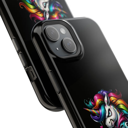 Colorful Unicorn Magnetic Tough Case - iPhone