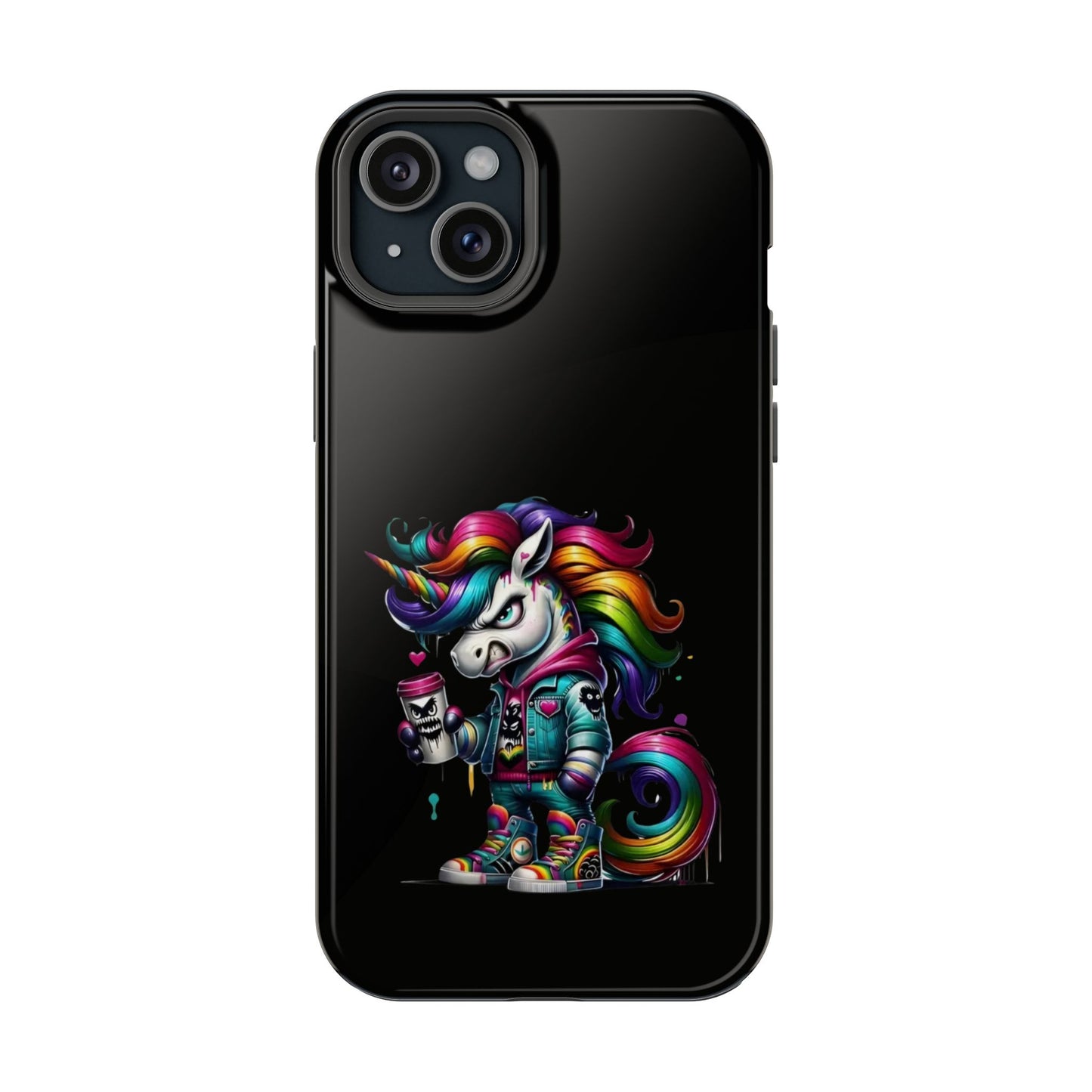 Colorful Unicorn Magnetic Tough Case - iPhone