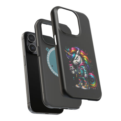 Colorful Unicorn Magnetic Tough Case - iPhone