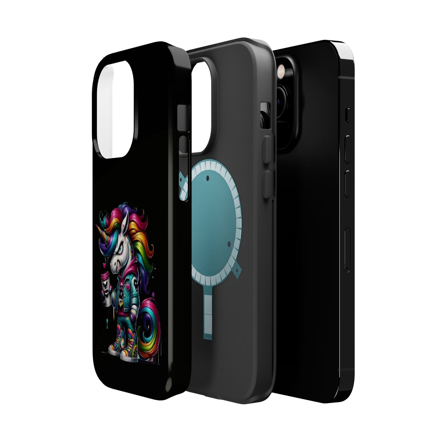 Colorful Unicorn Magnetic Tough Case - iPhone