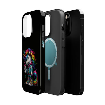 Colorful Unicorn Magnetic Tough Case - iPhone