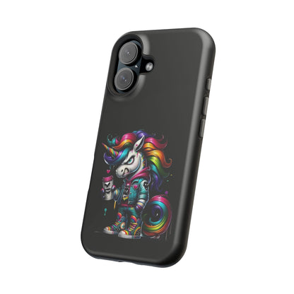 Colorful Unicorn Magnetic Tough Case - iPhone