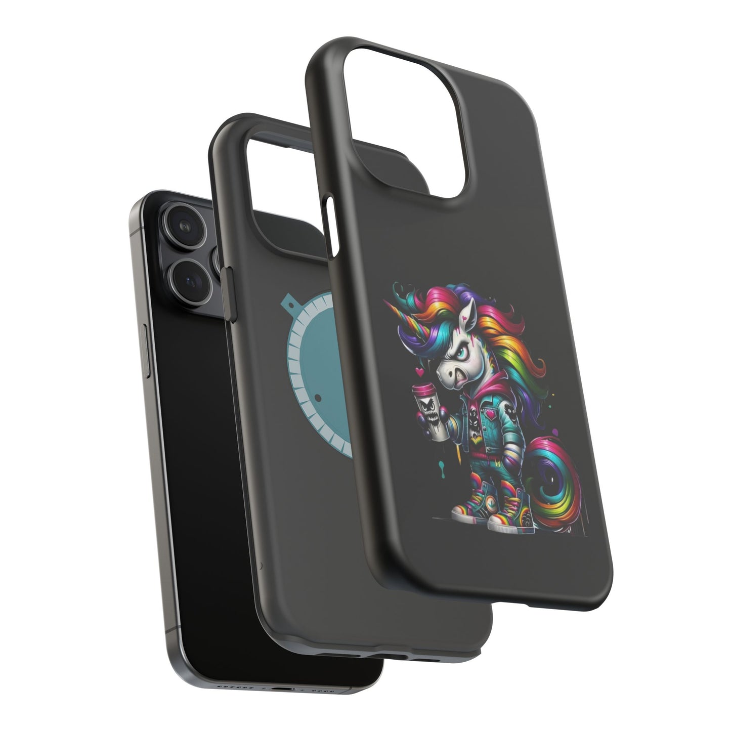 Colorful Unicorn Magnetic Tough Case - iPhone