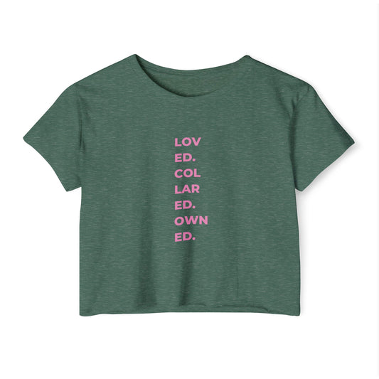 Loved & Collared - Crop Top