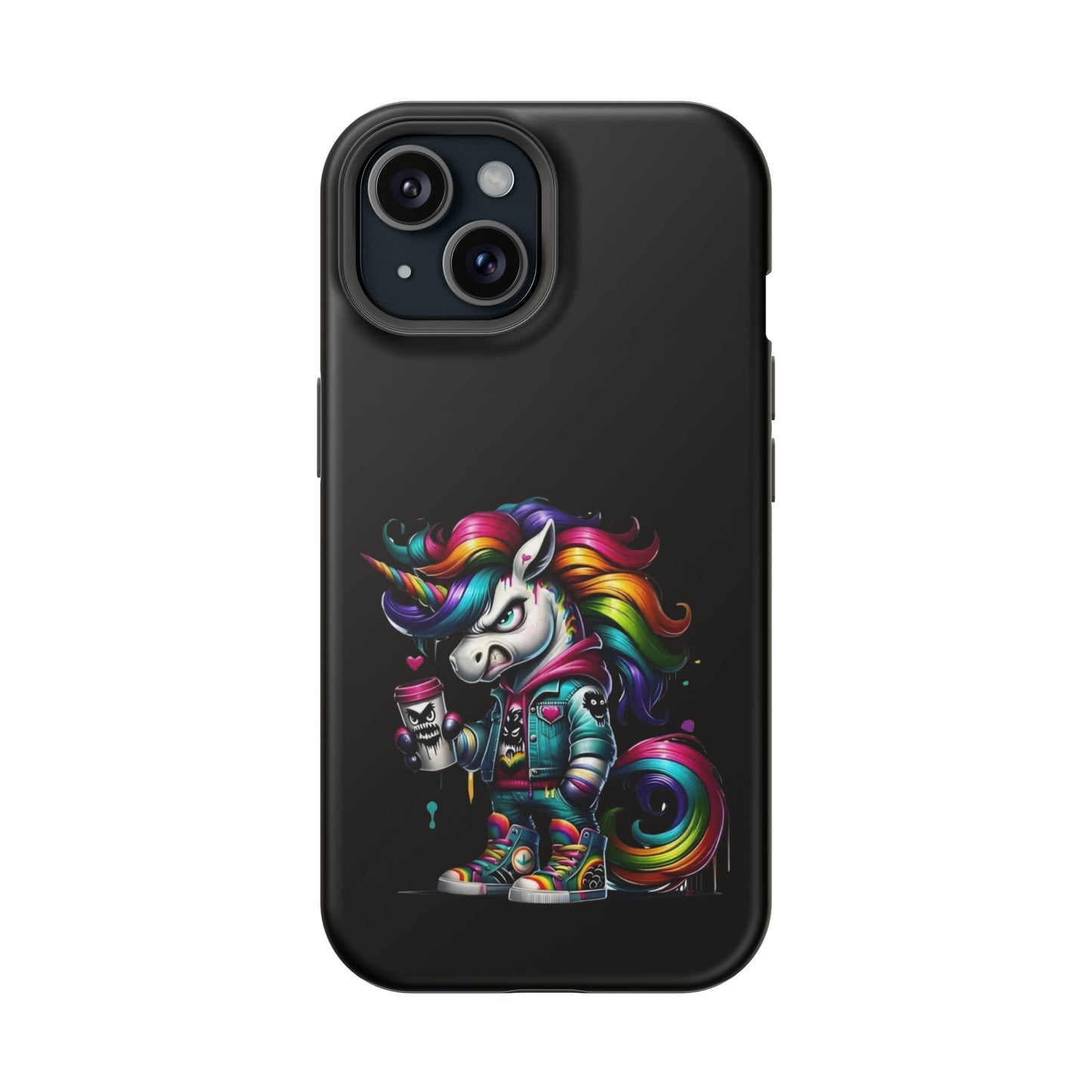 Colorful Unicorn Magnetic Tough Case - iPhone