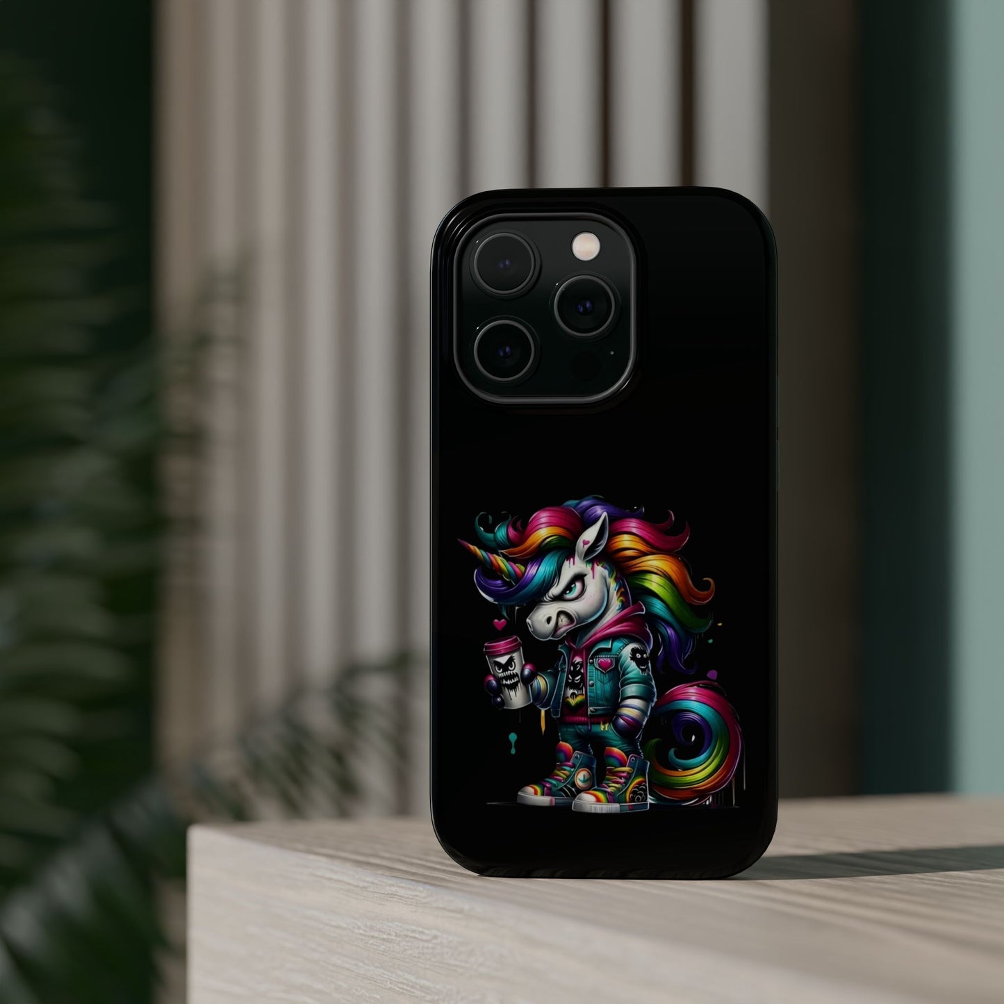 Colorful Unicorn Magnetic Tough Case - iPhone