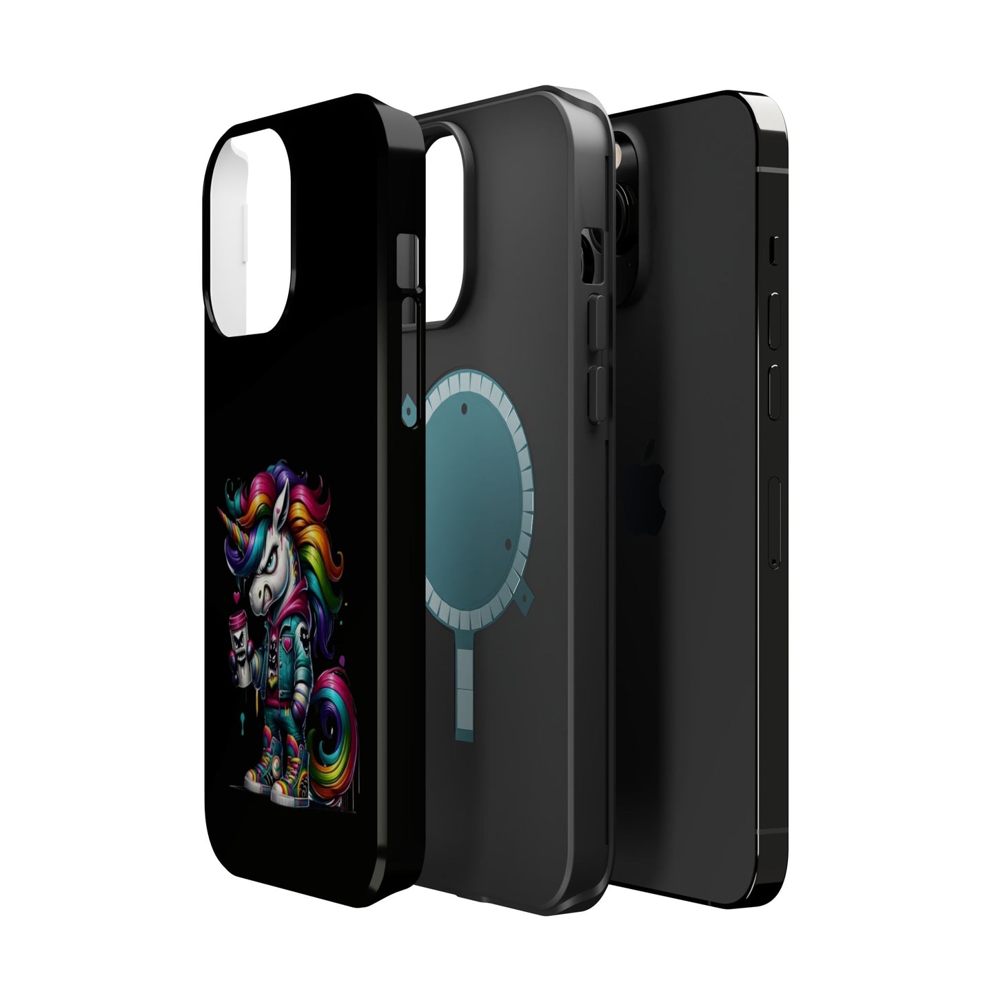 Colorful Unicorn Magnetic Tough Case - iPhone