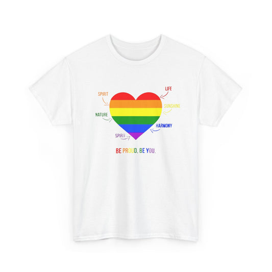 Be Proud, Be You – Rainbow Heart
