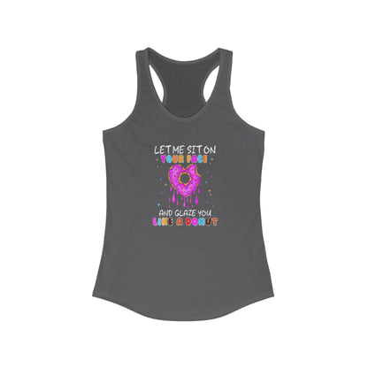 Let Me Sit On Your Face - Women's Racerback Tank